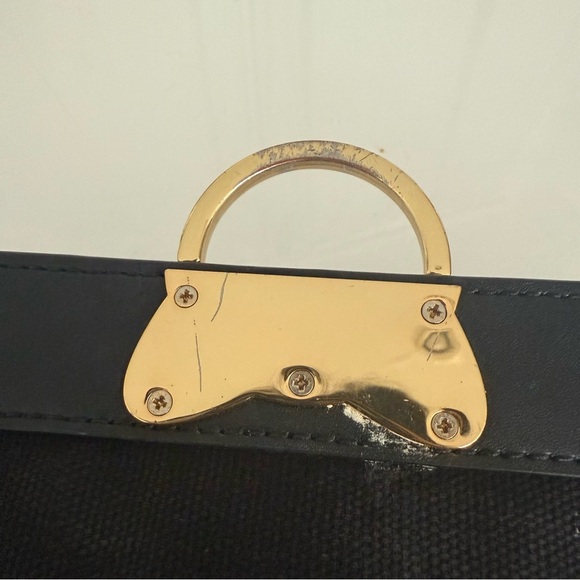 KARL LAGERFELD Kat Lock Leather crossbody 2 way bag - Picture 7 of 11